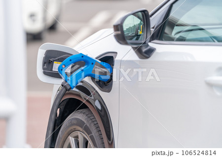 電気自動車　EV充電スポット　急速充電設備　EV QUICK CHARGER　日産ARIYA 106524814