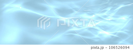 Blue water wave light surface overlay background 106526094