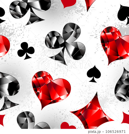 Seamless pattern with playing symbols Seamless pattern with playing symbols 106526971