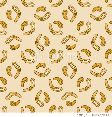 Bacteria vector Contaminant yellow seamless pattern 106527631