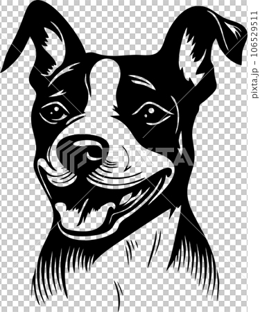 vector of dog head vector of dog head 106529511