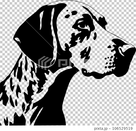 vector design of a dog head vector design of a dog head 106529519