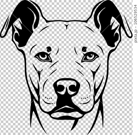 vector of dog head vector of dog head 106529534