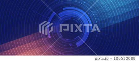 Technology abstract futuristic background for internet business. Big data concept. 106530089