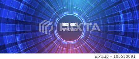 Technology abstract futuristic background for internet business. Big data concept. 106530091