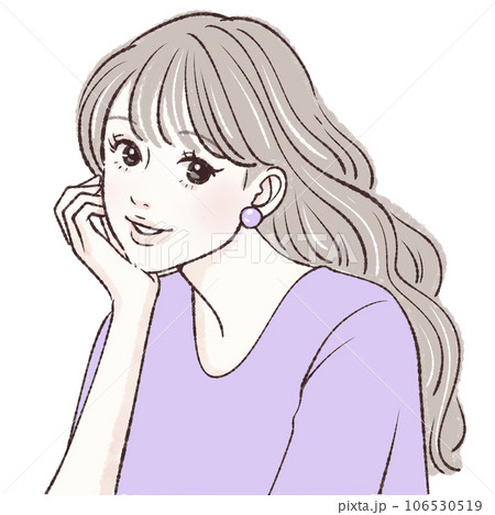 女性のイラスト素材 女性のイラスト素材 106530519