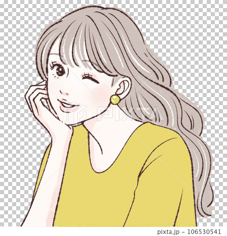 女性のイラスト素材 女性のイラスト素材 106530541