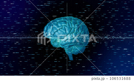 頭脳とデジタルテクノロジー 人工知能 頭脳とデジタルテクノロジー 人工知能 106531688