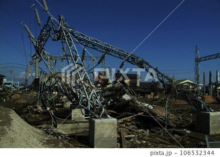 <東日本大震災>石巻、2011年4月1日 <東日本大震災>石巻、2011年4月1日 106532344
