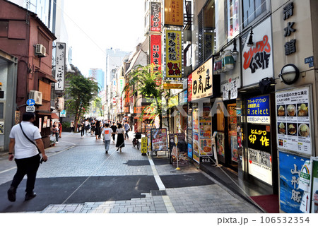 新宿歌舞伎町の脇道の様子 106532354