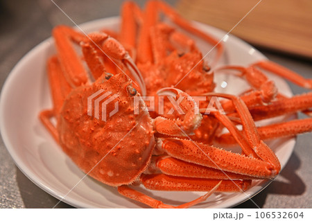茹でたオオズワイガニ 106532604