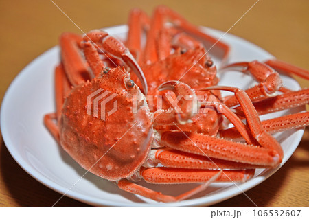 茹でたオオズワイガニ 茹でたオオズワイガニ 106532607