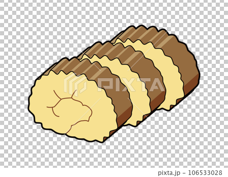 伊達巻き　イラスト 106533028