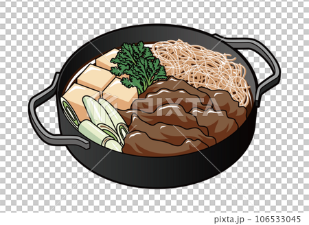 Sukiyaki illustration 106533045