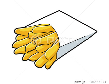 フライドポテト　イラスト 106533054