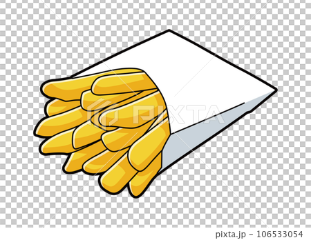 フライドポテト　イラスト 106533054