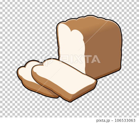 食パン　イラスト 106533063