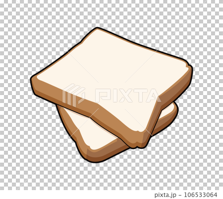食パン　イラスト 106533064