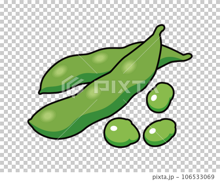 枝豆　イラスト 106533069