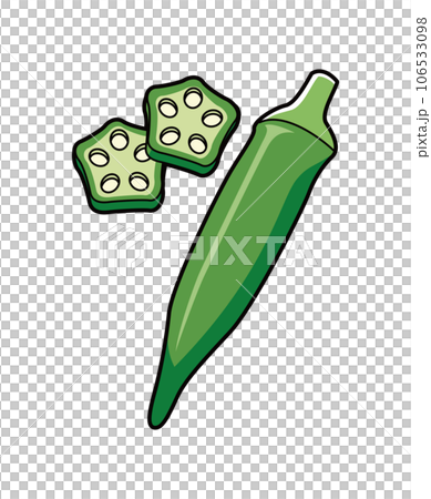 オクラ　イラスト 106533098