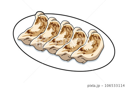 餃子　イラスト 106533114