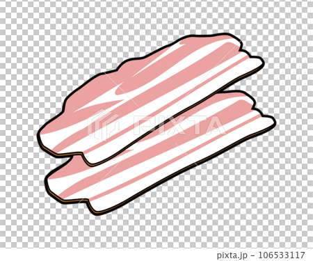 ベーコン　イラスト 106533117