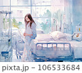 入院中の女の子 106533684