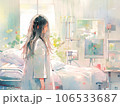 入院中の女の子 106533687