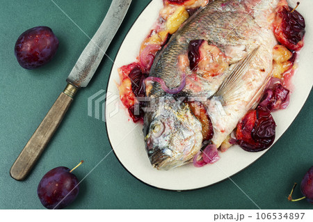 Dorado, grilled spicy fish. Dorado, grilled spicy fish. 106534897