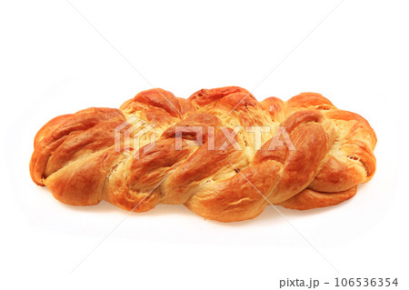 home made czech christmas bread isolated 106536354