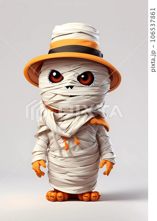 Cute Cartoon Halloween Mummy 106537861