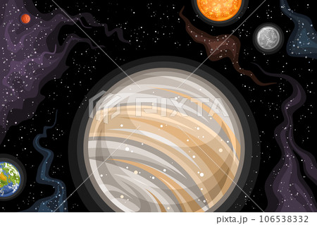 Vector Fantasy Space Chart 106538332