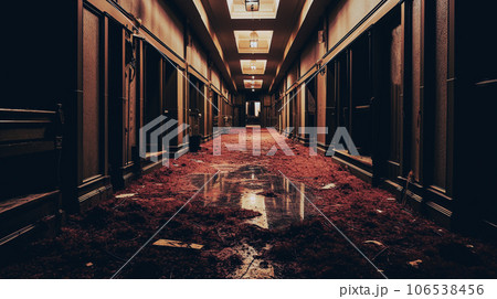 ホラーテイストの廃ホテル ホラーテイストの廃ホテル 106538456