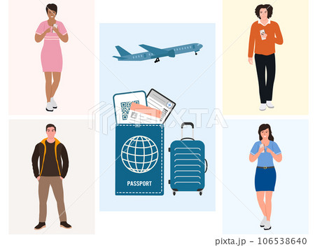 People Travel Tourist Tourism Passport Air Plane People Travel Tourist Tourism Passport Air Plane 106538640