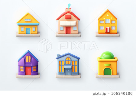 小学校の校舎(ピクト) 小学校の校舎(ピクト) 106540186