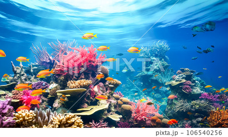 美しい珊瑚礁 106540256