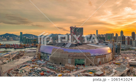 Sept 3 2023 stadium under construction, Kai Tak Sports Park Sept 3 2023 stadium under construction, Kai Tak Sports Park 106541024