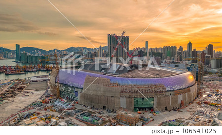 Sept 3 2023 stadium under construction, Kai Tak Sports Park Sept 3 2023 stadium under construction, Kai Tak Sports Park 106541025