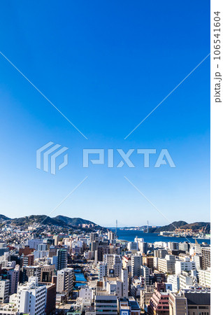 長崎市役所新庁舎 屋上庭園からの眺め 【長崎市】 長崎市役所新庁舎 屋上庭園からの眺め 【長崎市】 106541604