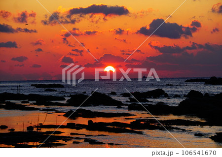 千葉 房総半島 野島崎の日の出 千葉 房総半島 野島崎の日の出 106541670