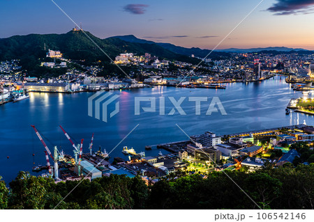 鍋冠山からの夜明け　【長崎市】 106542146