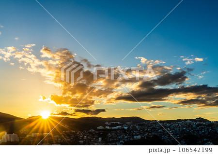 鍋冠山からの夜明け　【長崎市】 106542199