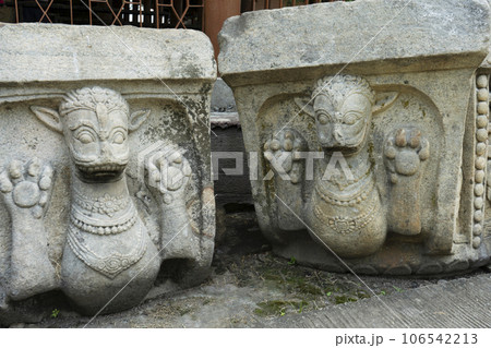 Hayagriva Madhava Temple, Hajo, Heritage Site, Assam, Northeast India. 106542213