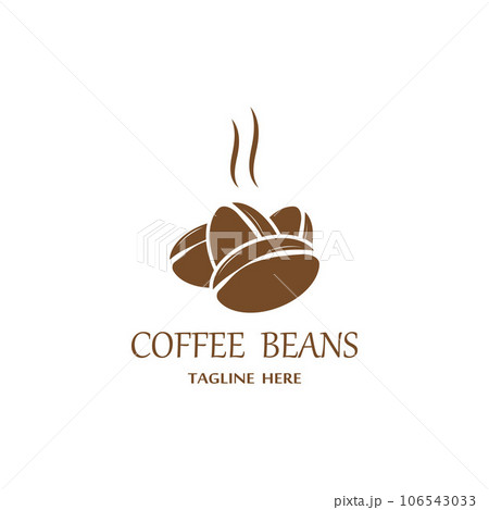 coffee bean icon vector 106543033