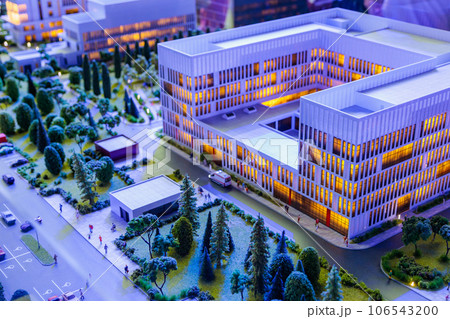 Layout of a large urban polyclinic. Layout of a large urban polyclinic. 106543200