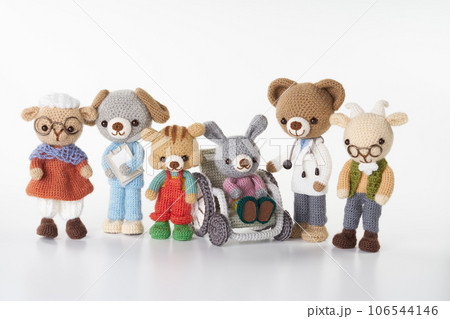 動物のあみぐるみ　医療 106544146