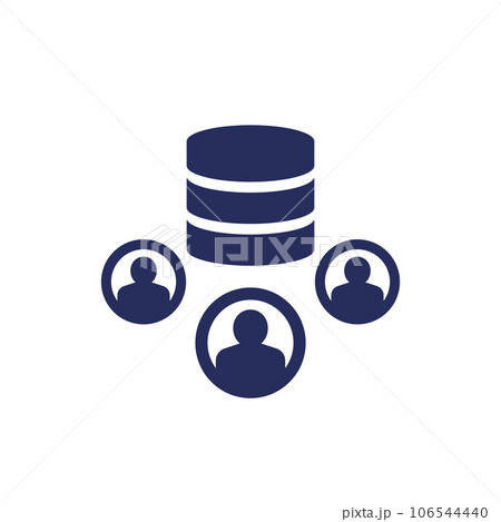 User base icon on white 106544440