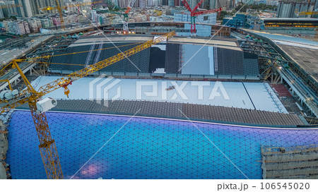 Sept 3 2023 stadium under construction, Kai Tak Sports Park Sept 3 2023 stadium under construction, Kai Tak Sports Park 106545020