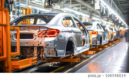 車の製造ライン 車の製造ライン 106546014