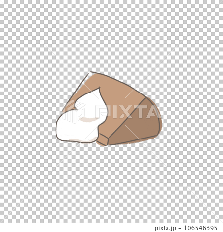 シフォンケーキ 手書きイラスト シフォンケーキ 手書きイラスト 106546395